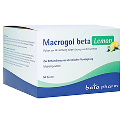 MACROGOL beta Lemon Plv.z.Her.e.Lsg.z.Einnehmen 50 Stck