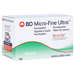 BD MICRO-FINE ULTRA Pen-Nadeln 0,23x4 mm 32 G 100 Stck