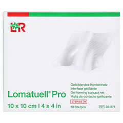 LOMATUELL Pro 10x10 cm steril 10 Stck - Vorderseite