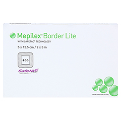MEPILEX Border Lite Schaumverb.5x12,5 cm steril 5 Stück - Vorderseite