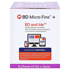 BD MICRO-FINE+ Pen-Nadeln 0,25x5 mm 31 G 100 Stck - Linke Seite