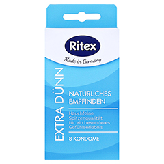 RITEX extra dünn Kondome 8 Stück - Vorderseite
