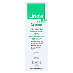 Linola plus Creme 50 Milliliter - Rückseite