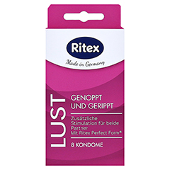 Ritex Lust Kondome 8 Stück - Vorderseite