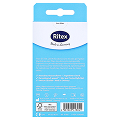 RITEX extra dünn Kondome 8 Stück - Rückseite