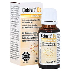 CEFAVIT D3 Liquid pur Tropfen zum Einnehmen 20 Milliliter