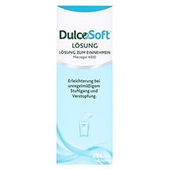 DulcoSoft Lösung 250ml: Abführmittel bei Verstopfung mit Macrogol 250 Milliliter - Vorderseite