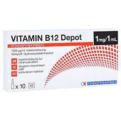 VITAMIN B12 DEPOT PANPHARMA 1000 µg/ml Inj.-Lsg. 10x1 Milliliter N2