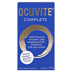 Ocuvite Complete 12 mg Lutein Kapseln 60 Stück - Vorderseite