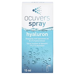 Ocuvers Spray Hyaluron Augenspray mit Hyaluron 15 Milliliter - Rückseite