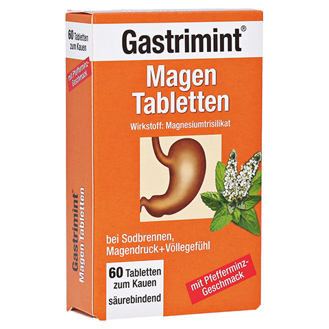 BAD HEILBRUNNER Gastrimint Magen Tabletten 60 Stück