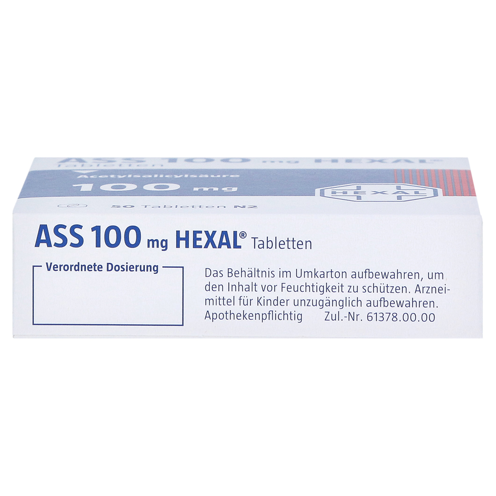 ASS 100mg HEXAL 50 Stück N2 online bestellen - medpex Versandapotheke