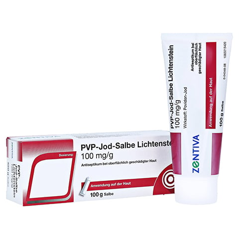 PVP-Jod-Salbe Lichtenstein 100 Gramm N2