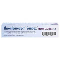 Thrombareduct Sandoz 180000 I.E./100g 100 Gramm N2 - Unterseite