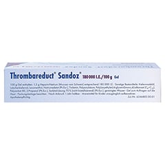 Thrombareduct Sandoz 180000 I.E./100g 100 Gramm N2 - Oberseite