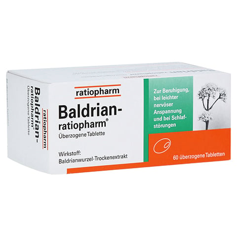 BALDRIAN-RATIOPHARM überzogene Tabletten 60 Stück
