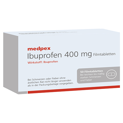 Ibuprofen medpex 400mg 50 Stück N3