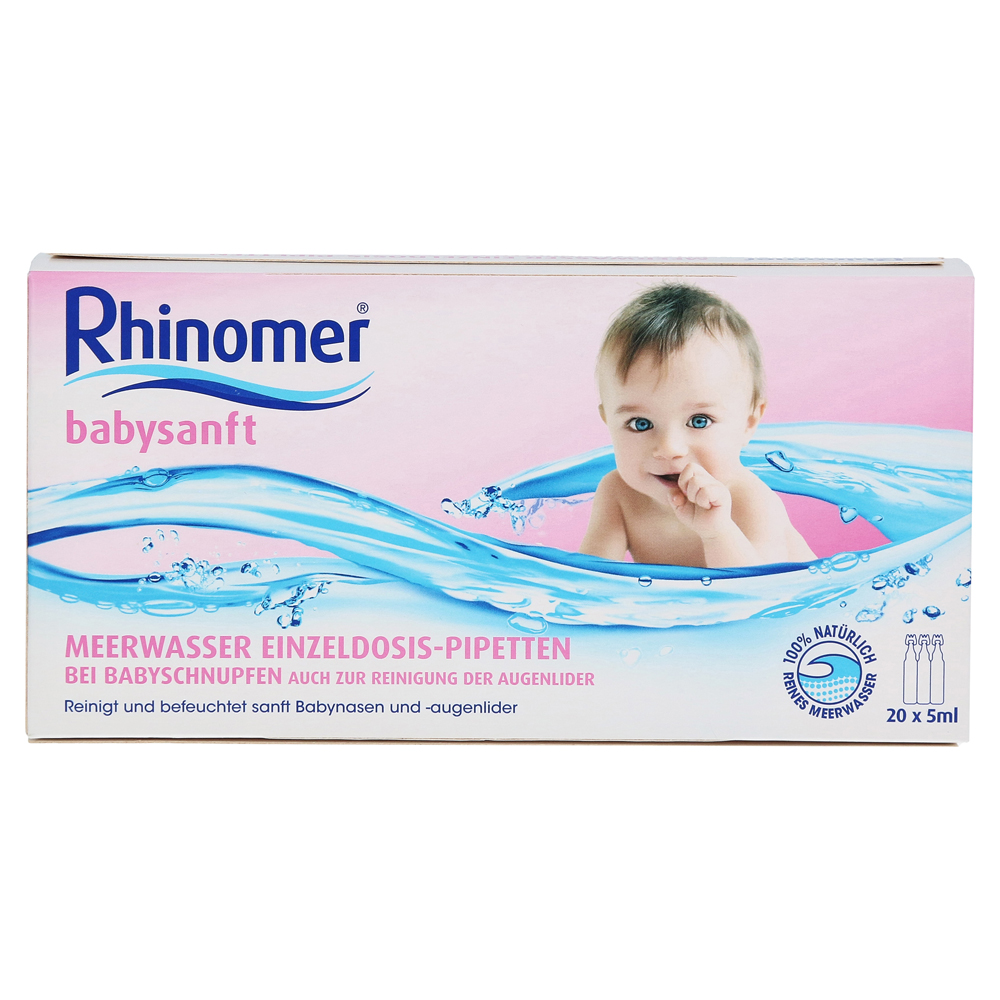 Erfahrungen Zu Rhinomer Babysanft Meerwasser 5ml Einzeldosispipetten 20x5 Milliliter Medpex Versandapotheke