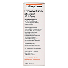 Hydrocortison-ratiopharm 0,5% 30 Milliliter N1 - Linke Seite