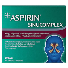 ASPIRIN SINUCOMPLEX 10 Stck N1 - Vorderseite