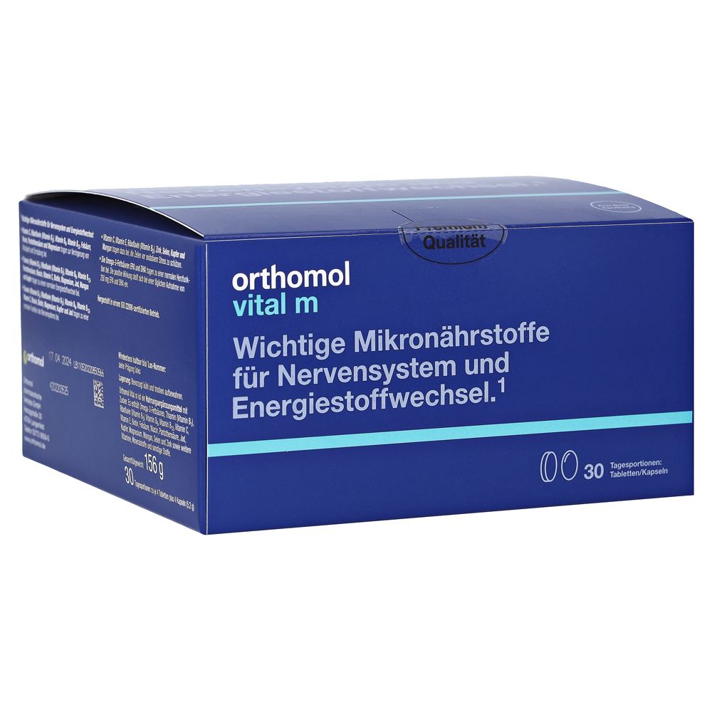 Erfahrungen zu Orthomol Vital m Tabletten/Kapseln 1 Stück - medpex  Versandapotheke