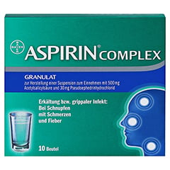 ASPIRIN COMPLEX 10 Stück N1 - Vorderseite