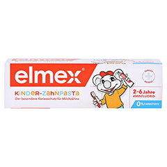 Elmex Kinder-Zahnpasta 50 Milliliter - Vorderseite