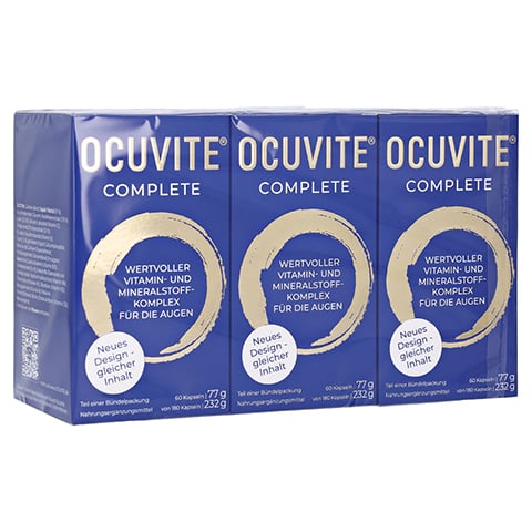 Ocuvite Complete 12 mg Lutein Kapseln 180 Stck