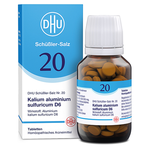 BIOCHEMIE DHU 20 Kalium alum.sulfur.D 6 Tabletten 200 Stck N2