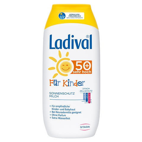 Ladival Kinder Sonnenmilch LSF 50+ + Gratis Ladival UV-Ente
