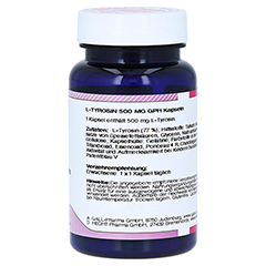 L-TYROSIN 500 mg Kapseln 50 Stück - Linke Seite