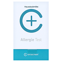 CERASCREEN Allergie-Test-Kit Hausstaubmilbe 1 Stück - Vorderseite