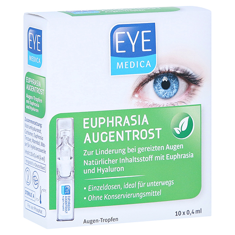 EYEMEDICA Euphrasia Augentrost Augentropfen EDP 10x0.4 Milliliter