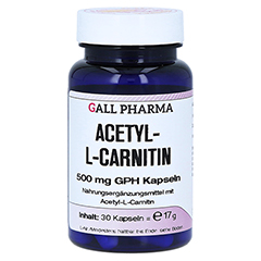 ACETYL-L-CARNITIN 500 mg Kapseln 30 Stck