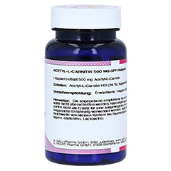 ACETYL-L-CARNITIN 500 mg Kapseln 30 Stck - Linke Seite