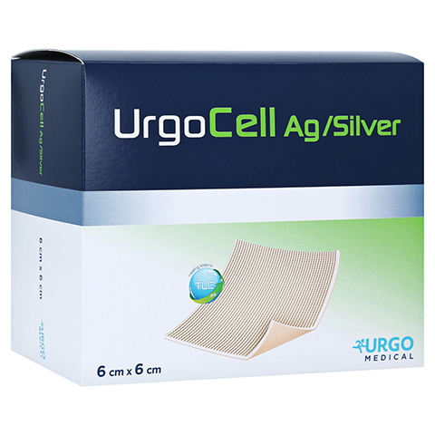 URGOCELL silver non Adhesive Verband 6x6 cm 20 Stck