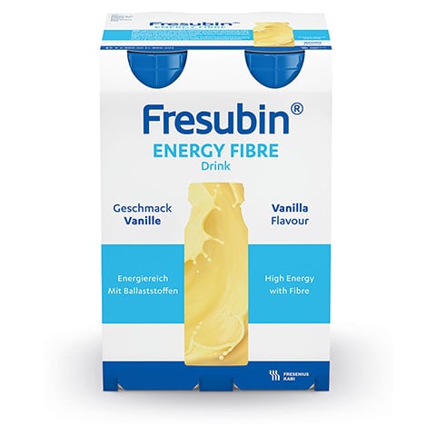 FRESUBIN ENERGY Fibre DRINK Vanille Trinkflasche 4x200 Milliliter