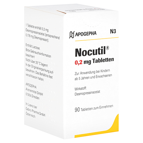 NOCUTIL 0,2 mg Tabletten 90 Stck N3