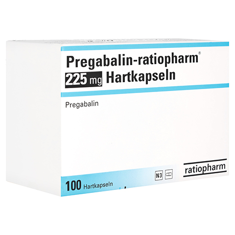 Pregabalin-ratiopharm 225mg 100 Stck N3