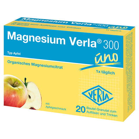 Magnesium Verla 300 Apfel Granulat 20 Stck