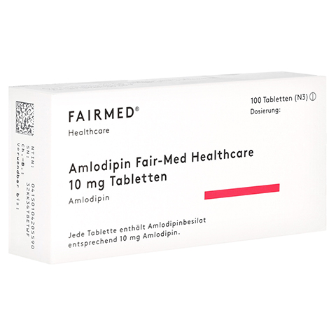 Amlodipin Fair-Med Healthcare 10mg 100 Stck N3