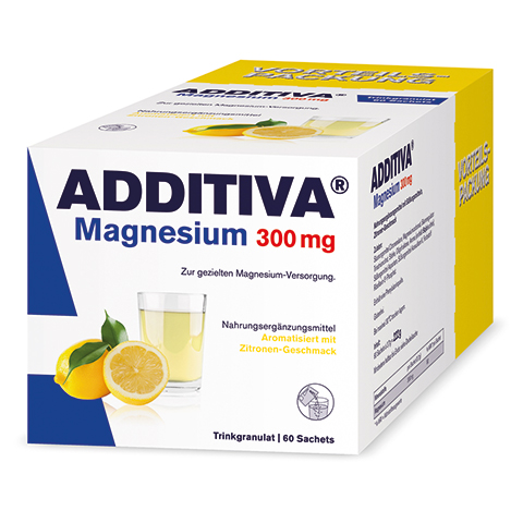 Additiva Magnesium 300 mg N Pulver 60 Stck