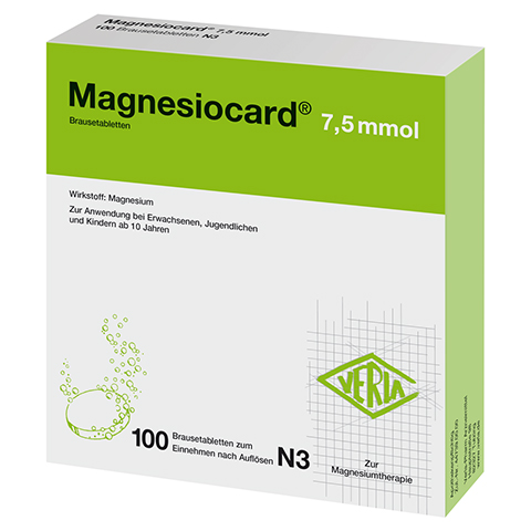 Magnesiocard 7,5mmol 100 Stck N3