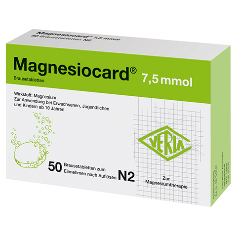 Magnesiocard 7,5mmol 50 Stück N2