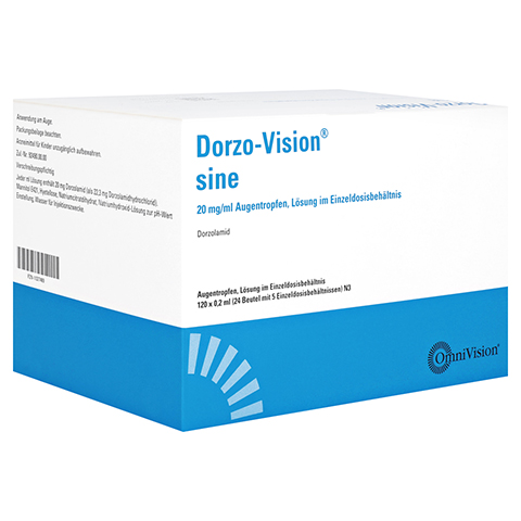 Dorzo-Vision sine 20mg/ml Augentropfen 120x0.2 Milliliter N3