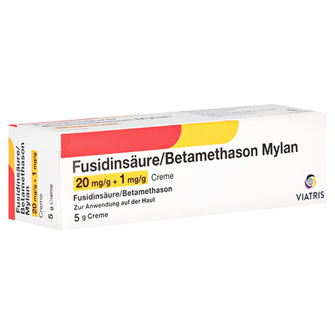 FUSIDINSURE/BETAMETHASON Mylan 20 mg/g+1 mg/g Cr. 5 Gramm