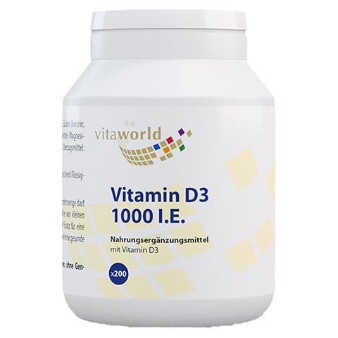 VITAMIN D3 1000 I.E. pro Tag Tabletten 200 Stck