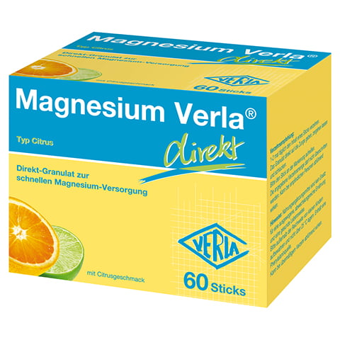MAGNESIUM VERLA direkt Citrus Granulat 60 Stck