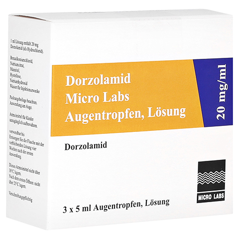 Dorzolamid Micro Labs 20mg/ml 3x5 Milliliter N2