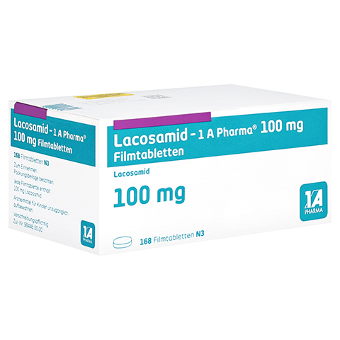 Lacosamid-1A Pharma 100mg 168 Stck N3